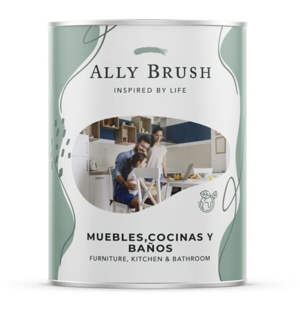 Esmalt Ally Brush Estancias Cocinas y Baños