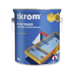 TKROM PISCINAS CLOROCAUCHO BLANCO